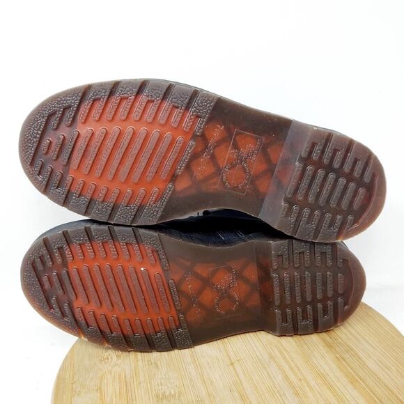 Dr Martens Church Boots Womens 5 Monkey Black Leather Platform Punk Docs - Picture 12 of 14